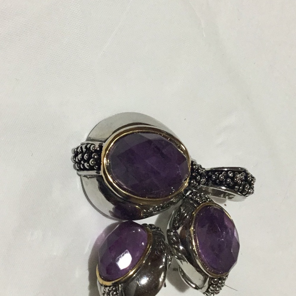 Silver tone jewelry#131